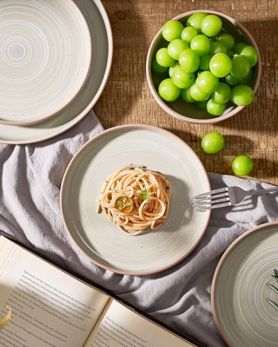Matcha Green Stoneware Dinnerware Set - Service for 4, 12 Pieces