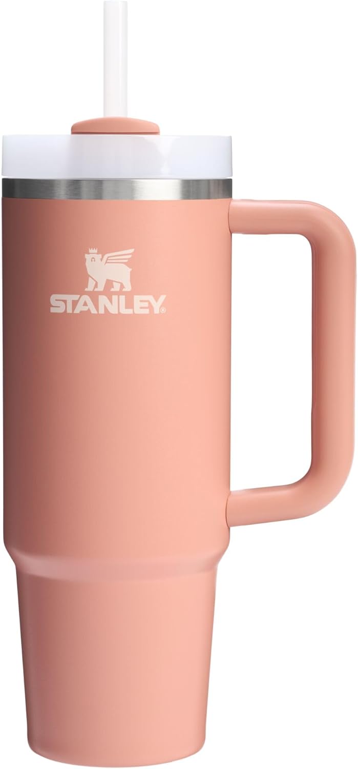 STANLEY Quencher H2.0 Tumbler - 30 oz Insulated Stainless Steel Cup with Handle & Straw | BPA-Free | Sienna