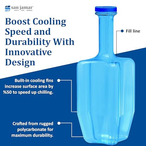 Food Cooling Paddle Set of 2 - San Jamar Rapi-Kool 64 oz Kitchen Tool