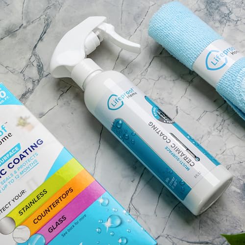 Lifeproof 2-Pack Ceramic Coating Spray Kit - Protect & Shine Kitchen & Bath Surfaces - Variation 2