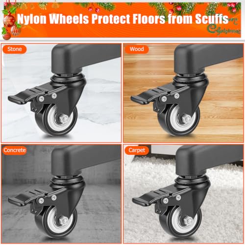 Heavy Duty Rolling Christmas Tree Stand with Wheels for 7-10 ft Artificial Trees