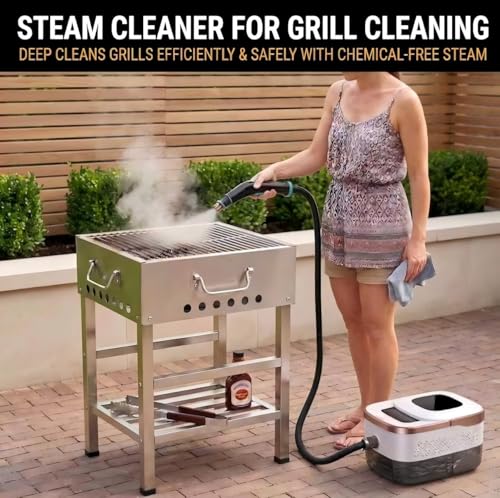 Handheld Steam Cleaner with 6 Adjustable Levels & 42oz Tank for Home & Car Cleaning