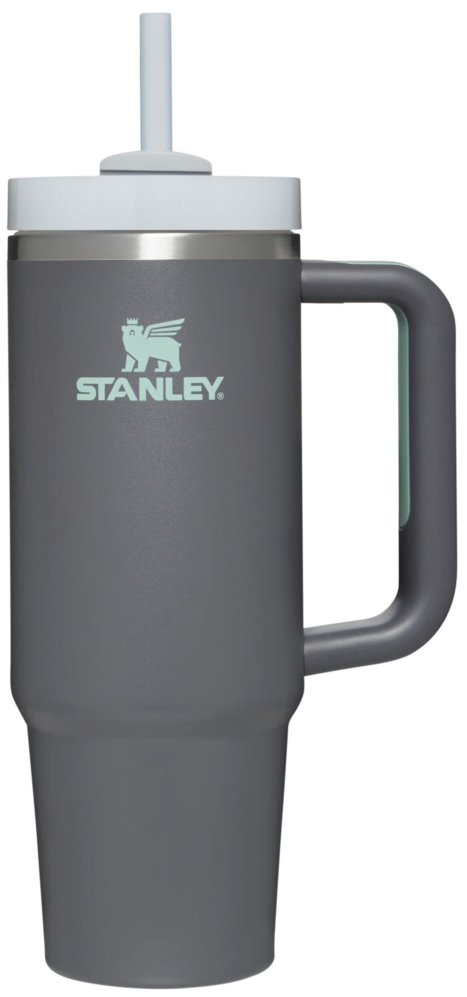 STANLEY Quencher H2.0 Tumbler with Straw 30 oz | Flowstate 3-Position Lid | Cup Holder Compatible for Travel | Insulated Stainless Steel Cup | BPA-Free | Charcoal