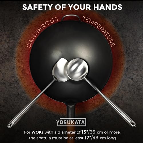 17-Inch Wok Spatula and Ladle Set - Heat-Resistant Stainless Steel Kitchen Tools - Variation 1