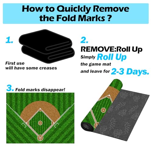 Osimiccp Baseball Rug 5'x7' Sports Decor Non Slip for Bedroom & Living Room - Baseball_1