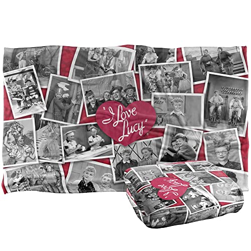 Trevco I Love Lucy Time After Silky Touch Super Soft Throw Blanket 36"