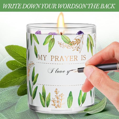 Candles, 6 Pack Sage Candle for Cleansing House Negative Energy