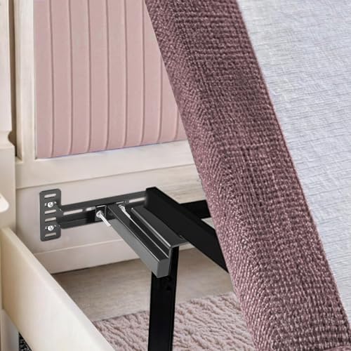 Adjustable Metal Bed Frame Headboard Bracket Kit - Heavy Duty Steel