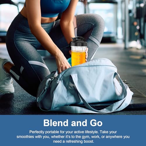 Colarlemo 1200W Personal Blender with Ice Crushing - Silver