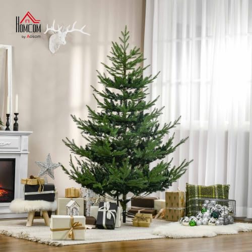 6 Foot Artificial Christmas Tree Nordic Pine Green - Full-Looking, Flame-Retardant, Easy Assembly