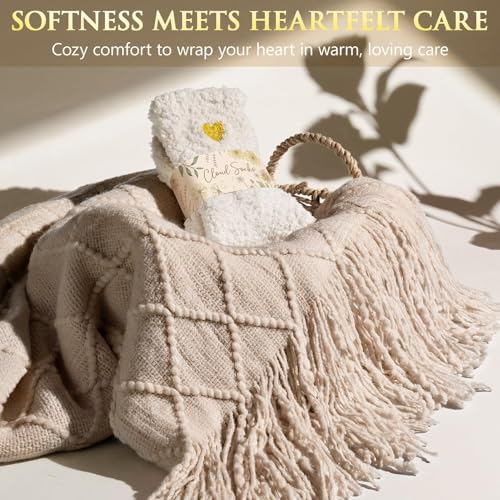 Beige Sympathy Gift Basket for Loss of Loved One - Hug in a Box