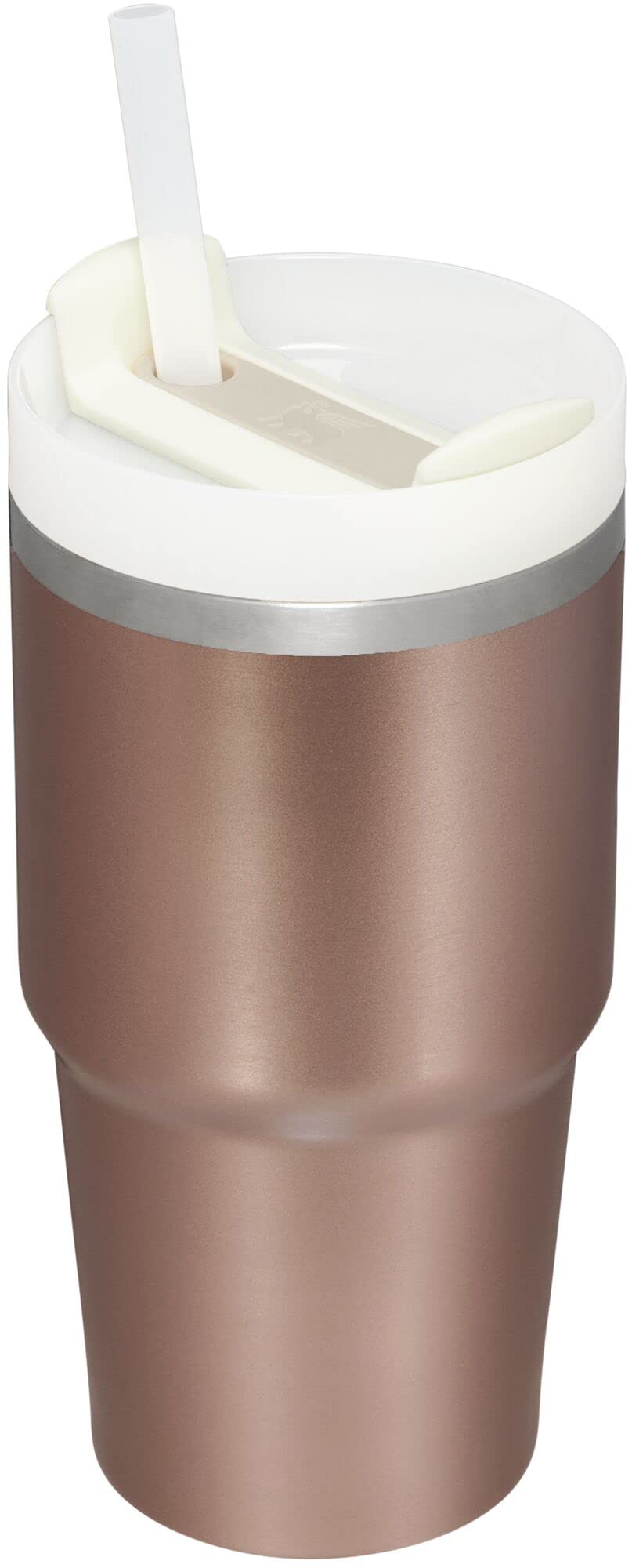 STANLEY Quencher H2.0 Tumbler with Straw 20 oz | Flowstate 3-Position Lid | Cup Holder Compatible for Travel | Insulated Stainless Steel Cup | BPA-Free | Rose Quartz Glow