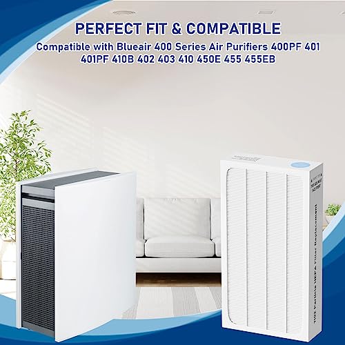 Fizerneer 2 Pack Tio2 HEPA Filter Replacement for Electrolux Aerus Lux Guardian Air Purifier