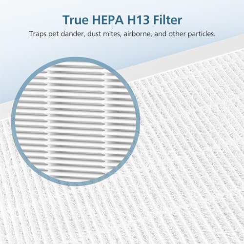 WILERDA 4 Pack 3-in-1 Replacement Filter for Pure Enrichment PureZone Air Purifier