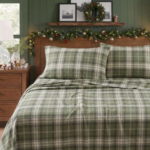 Eddie Bauer - Queen Sheet Set with Fitted & Pillowcases