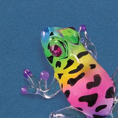 Glass Baron - Frog Figurine | Handcrafted Glass Art Decoration | Unique Home Decor Piece