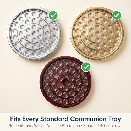 2000 Count Disposable Communion Cups Bulk Pack - Clear Plastic, Fits Standard Trays