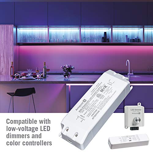 Armacost Lighting 60W 24V LED Power Supply - White, Compatible with Dimmers