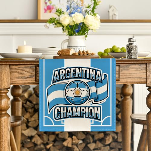 Artoid Mode Argentina Flag Table Runner 13x72 — Home Decor for Dining & Parties