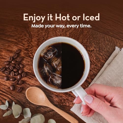 Half Caff Dark Roast Coffee Pods 100ct - Keurig Compatible, Organic Arabica, Solar Roasted - Variation of THIS listing