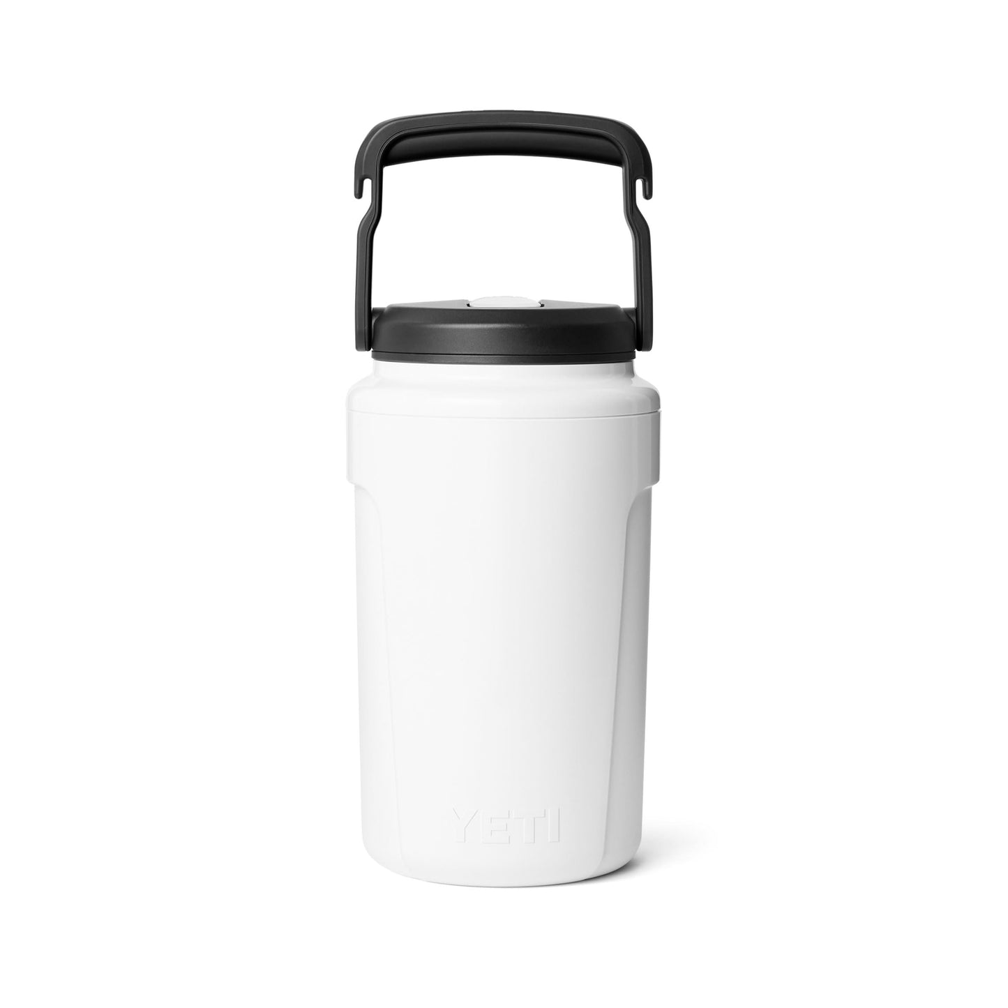YETI Silo Half Gallon Insulated Straw Cap Water Jug – Leakproof, Lightweight Sports Bottle with Fence Hook Handle – Keeps Drinks Ice-Cold – Ideal for Gym, Sports & Tournaments, White