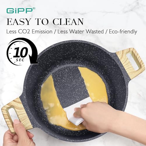 Dark Gray 21-Piece Nonstick Cookware Set with Silicone Utensils - Ceramic Kitchen Pots & Pans