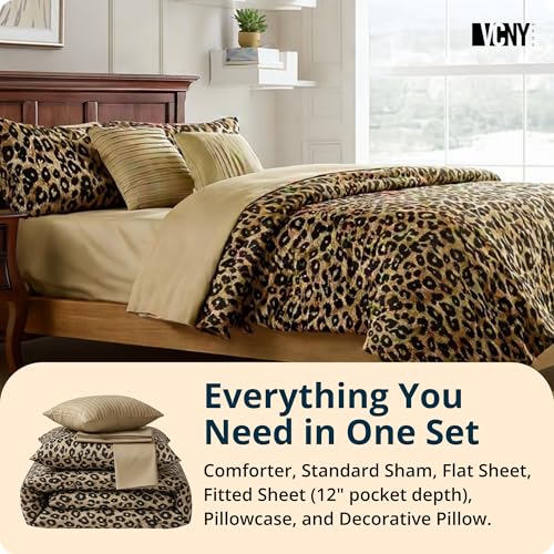 VCNY Home Cheetah Print Bed-in-a-Bag Set - King 2024 Version