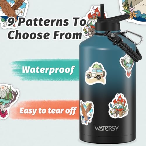 1 Gallon Water Bottle Insulated(Cold for 48 Hrs),BPA Free&Leak
