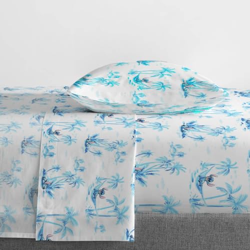 Jay Franco Lilo & Stitch Twin Sheet Set - White Stitch, 3-Piece Twin
