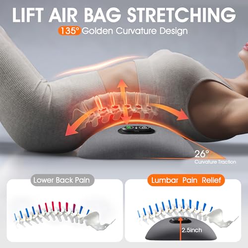WaveHaven 3-in-1 Electric Lumbar Support Pillow with Heat & Massager (Plug-in)