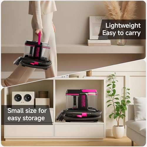 WECLEAN C5 Portable Carpet & Upholstery Cleaner Blackpink – Deep Stain & Odor Removal