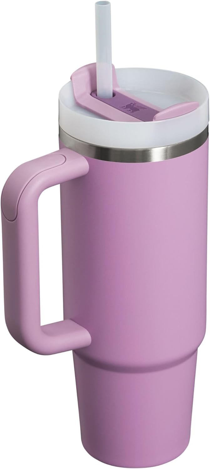 STANLEY Quencher H2.0 Tumbler - 30 oz Insulated Stainless Steel Cup with Handle & Straw | BPA-Free | Lilac