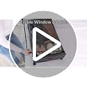 Under Bed Storage Containers with Wheels - 2 Pack Dark Grey with Clear Window