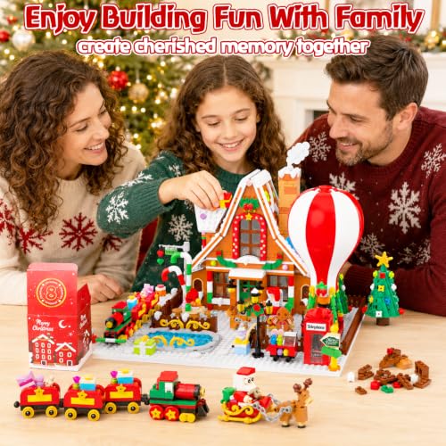 Gingerbread House Advent Calendar 2026 - 24 Building Set for Kids