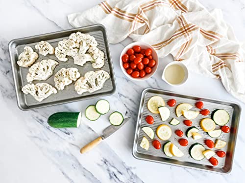 USA Pan 2-Pack Nonstick Quarter Sheet Baking Pans Set of 2