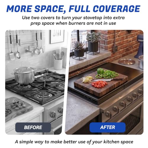Stainless Steel Gas Stove Top Cover, Multi-functional Noodle Board,