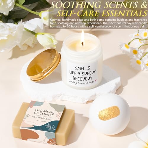 Get Well Gifts Basket for Women After Surgery - Dusty Blue US