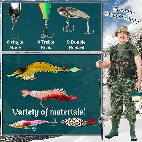 Fishing Lure Advent Calendar 2026 - Holiday Countdown for Anglers
