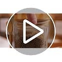 27 oz Square Glass Jar with Bamboo Lid & Spoon - Kitchen Pantry Storage