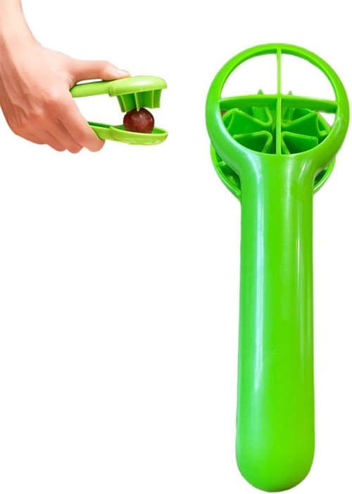 Grape Cutter | Ergonomic Handheld Slicer for Grapes, Cherry Tomatoes & Strawberries - Ideal for Fruit Salads
