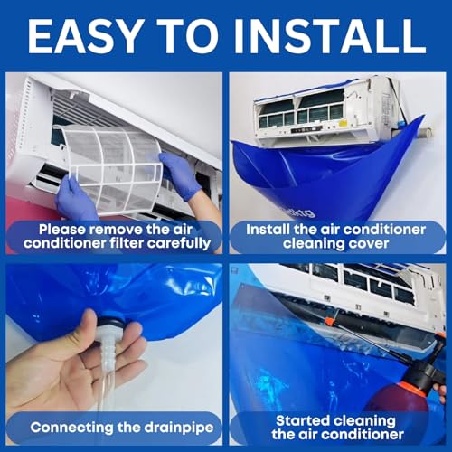 Oiktylr Mini Split Cleaning Kit with 2L Pressure Sprayer, Fits 38-48in