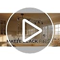Matte Black 64-Inch 6-Light Track Lighting Fixture with Adjustable Heads - West Variation