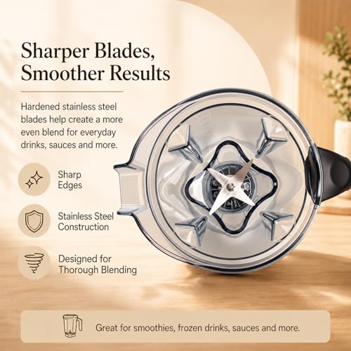 Deuovht 64oz Blender Pitcher Compatible with Vitamix Explorian & Commercial Series