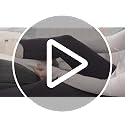 TranquilRelax Full Grey Leg Elevation Pillow for Post-Surgery & Support - Single Leg