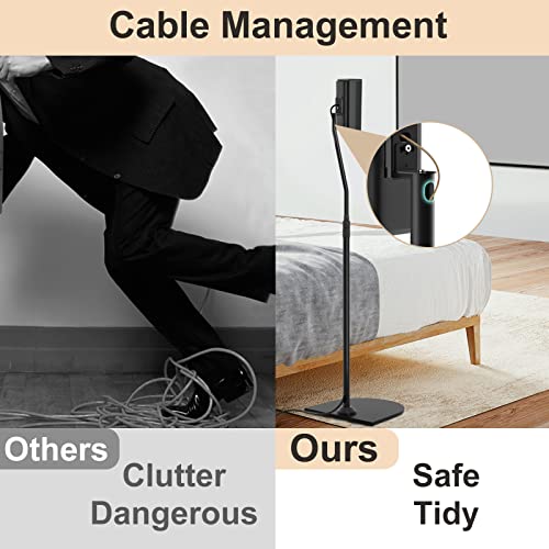 Height Adjustable Speaker Stand for Bose Speakers with Slideconnect Bracket