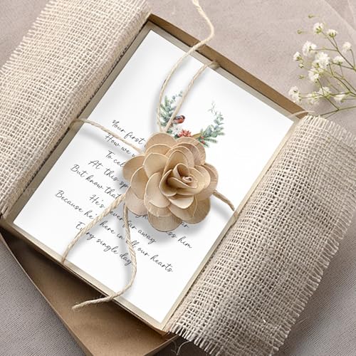Gevinna Christmas Sympathy Card Without Him - First Christmas After Loss