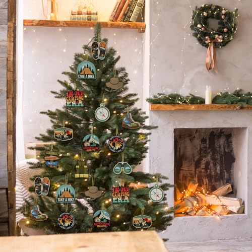 Vercraft 36-Piece Hiking Christmas Ornaments Set with 12 Styles