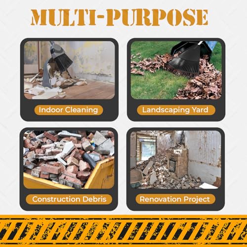 MaxiMite 55 Gallon Heavy Duty Contractor Trash Bags 3 Mil Black 37x53 - Pack of 50