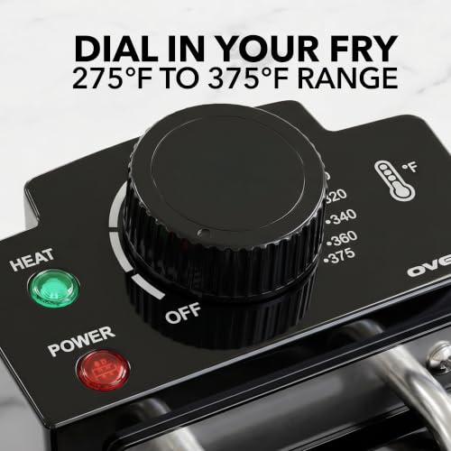 Electric Deep Fryer 2L Capacity, 1500W, Adjustable Temperature, Silver FDM2201BR - Variation of FDM2201BR - Silver / Deep Fryer