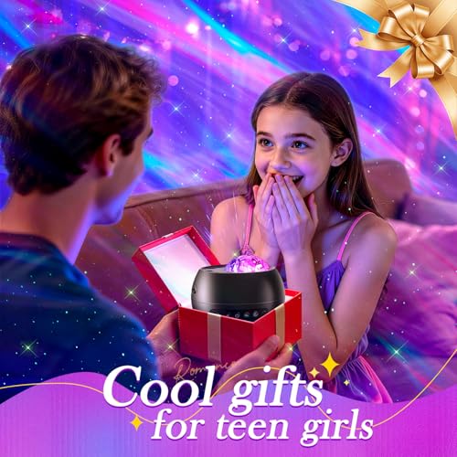 Staryou Black LED Light Projector with 375 Effects - Home Decor Night Lamp
